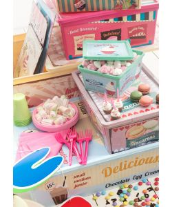 Scatola con coperchio Vintage Sweet L Keter