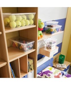 Keter Contenitore Multiuso C-Box Cube - Trasparente - 40x34x25 cm