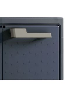 Keter Armadio Riciclaggio Moby Compact 100 cm Grafite - Sistema di Riciclaggio Compatto - 3 Sacchi da 110 L - Design Moderno e Robusto