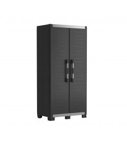 Keter Armadio in Resina Nero XL 88x45x181cm - Multiuso con 3 Ripiani