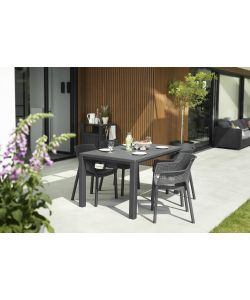 ELISA CHAIR - IMBALLO 6 PEZZI
- (6x) 61x54x79h - Smooth Finish/Mesh - 
Grafite Keter
