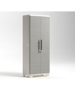 Keter Armadio Portascope Linear Wood Beige 68x39x173 cm - Multiuso - 3 Ripiani