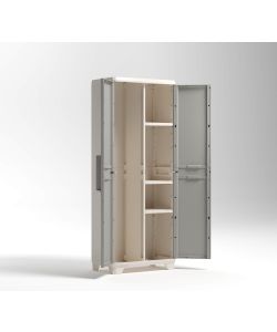 Keter Armadio Portascope Linear Wood Beige 68x39x173 cm - Multiuso - 3 Ripiani