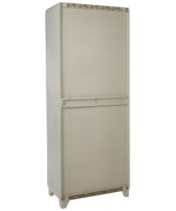 Keter Armadio Portascope Linear Wood Beige 68x39x173 cm - Multiuso - 3 Ripiani