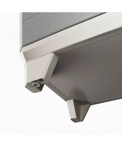 Keter Armadio Portascope Linear Wood Beige 68x39x173 cm - Multiuso - 3 Ripiani