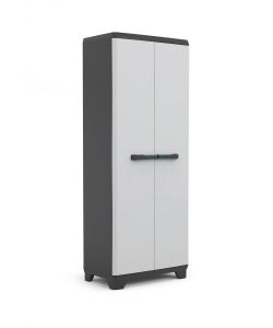Keter Armadio Alto Grigio e Nero 68x39x173 cm - Armadio Multiuso