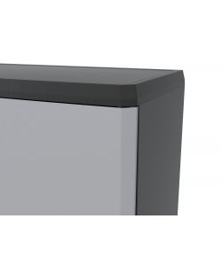 Keter Armadio Alto Grigio e Nero 68x39x173 cm - Armadio Multiuso