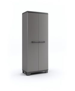 Keter Armadio Alto Grigio e Nero 68x39x173 cm - Armadio Multiuso