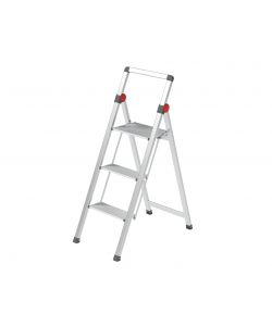 Gierre Sgabello Mini Slimstep 3 Gradini Alluminio 113 cm Leggero