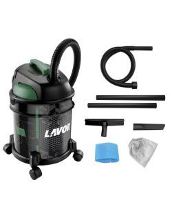 Lavor Aspiratore Solid e Liquidi RUDY 20 Nero, 1200W, Capacit� 20L