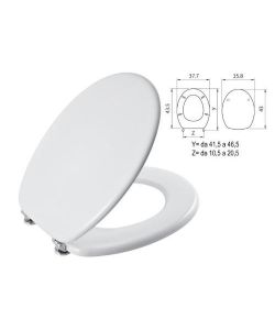 Sedile WC Start in MDF Verniciato Bianco