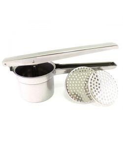Schiacciapatate Inox 2 Dischi Intercambiab. Calder