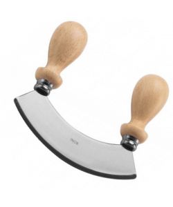 Mezzaluna Inox M/Ci Legno                   Calder