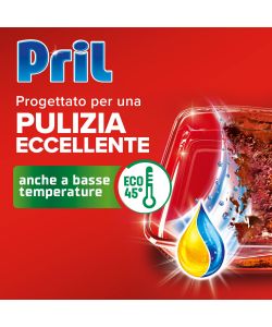 Pril Detersivo Lavastoviglie Gel Limone 540ml - Azione Sciogligrasso