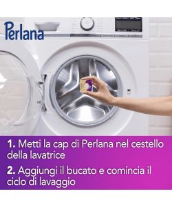 Perlana Detersivo Caps per Scuri e Neri 20 unità - Detersivo Lavatrice Nero - Floral