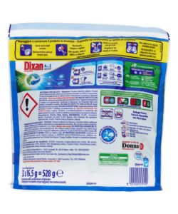 Dixan Detersivo Lavatrice Classico 4in1 32 Lavaggi Bianco 528g