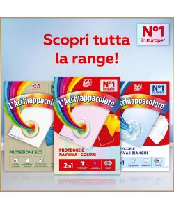 Grey L'Acchiappacolore 2in1 Fogli Proteggi Colore 18 unità Rosso