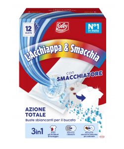 Grey Buste Sbiancanti L'Acchiappa&Smacchia 3in1 Rosso Confezione da 12