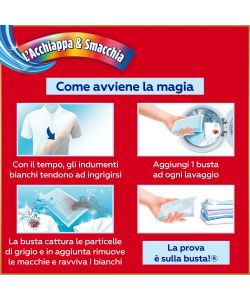 Grey Buste Sbiancanti L'Acchiappa&Smacchia 3in1 Rosso Confezione da 12