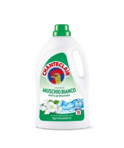 Chanteclair Detersivo Lavatrice Sgrassatore Muschio Bianco 1575 ml