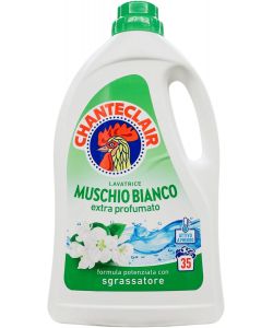Chanteclair Detersivo Lavatrice Sgrassatore Muschio Bianco 1575 ml