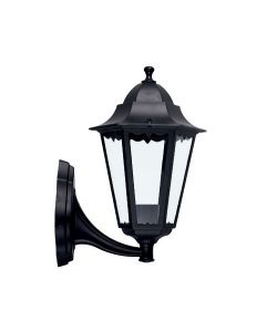 Lanterne Minerva Nero 6 Facce C/Braccio