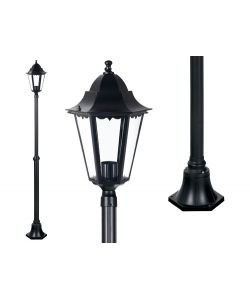 Lampione Minerva 1 Luce Su Palo