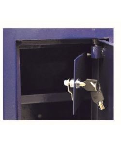 Brixo Armadio Portafucili 3 Posti Grigio 24x24x143 cm Sicurezza Armi