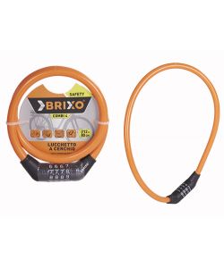 Lucchetti Brixo A Cerchio P/Cicli Combi 4 12X80Cm