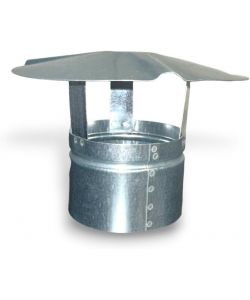 Fumaiolo fisso con cappello cinese 10 cm