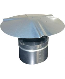 Fumaiolo fisso con cappello cinese 10 cm