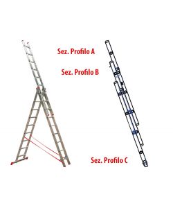Scale Alu Brixo Step Up Triplici 3X13