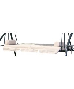 GDLC Dondolo 3 Posti  Hola - Reclinabile - Grigio e Beige