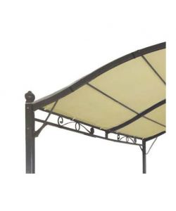 Gazebo Pergola Maxi in Acciaio e Poliestere - 3x4m