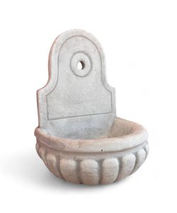 GDLC Fontana da Parete Giada Senape - 37x25x50 cm in Pietra e Cemento
