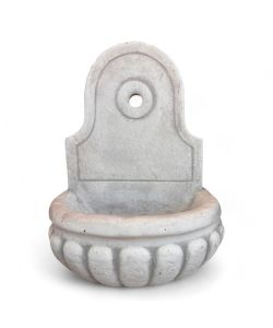 GDLC Fontana da Parete Giada Senape - 37x25x50 cm in Pietra e Cemento