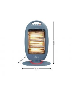 Niklas Stufa Alogena Elettrica Baby Oscillante 1200W - 33x22x53 cm