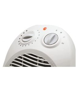 Niklas Termoventilatore Wave Verticale Oscillante in ABS Bianco 2000W
