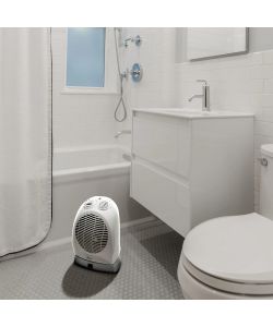 Niklas Termoventilatore Wave Verticale Oscillante in ABS Bianco 2000W