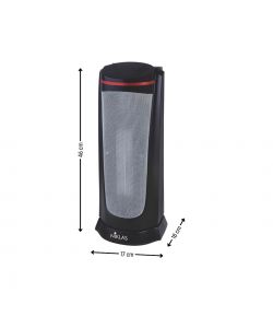 Niklas Termoventilatore Colonna PTC Nero 2000W - Oscillante Silenzioso