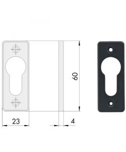 Bocchetta Rettangolare 06012-01-0 Cisa