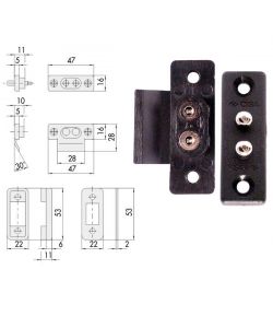 Contatti Nylon Elettroserrature 06511-00-0 Cisa