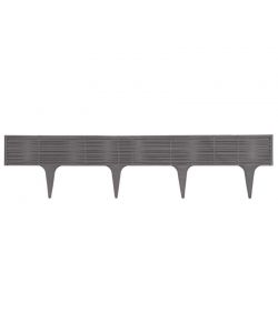 Verdemax Bordo Ornamentale Grigio 3,9m - Set 5 Pezzi Eco-Friendly