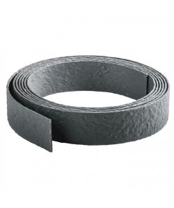 Verdemax Bordo Flessibile Ornamentale Effetto Roccia Grigio 5m H12cm