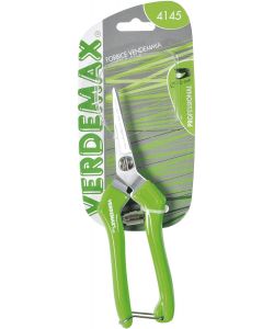 Verdemax Forbice Vendemmia 19 cm Verde - Lama in Acciaio di Qualit�