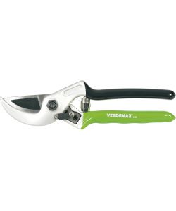 VERDEMAX Forbice potatura incudine 21 cm verde alluminio per rami secchi