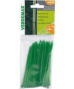 Verdemax Fascetta Universale Dentellata 100 mm Verde - 100 Pz