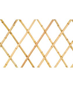 Verdemax Traliccio Estensibile in Bamboo Naturale - 1,80 x 1,80 m