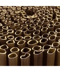 Verdemax Arella sintetica marrone 1x3 m PVC per giardini e terrazze