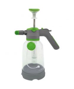 Verdemax Pompa a Pressione Trasparente 2L con Tappo Dosatore per Giardino